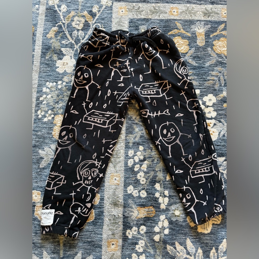 Nununu Black and White Joggers